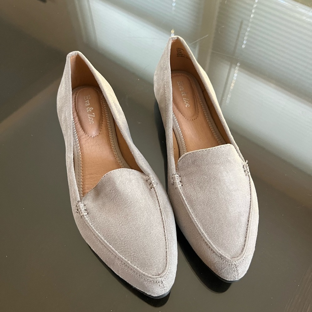 Chic Gray Women's Loafers